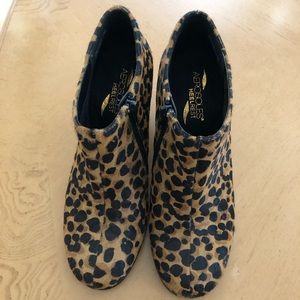 AEROSOLES Shoes - Aerosoles Leopard Wedge Booties AEROSOLES Shoes - Aerosoles Leopard Wedge Booties